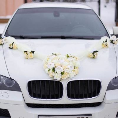 Décoration de voiture pour mariage – Jarretière Janot